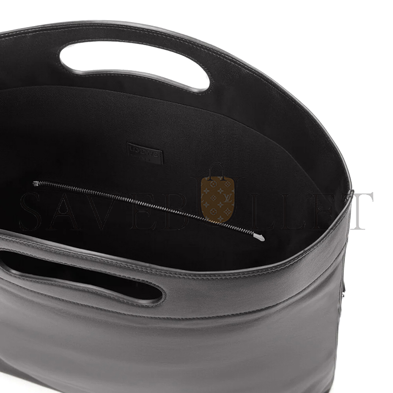 LOEWE BOB FOLDED TOTE IN SHINY SUPPLE CALFSKIN BBOOBTLX01 (47.5*38*9.5cm)